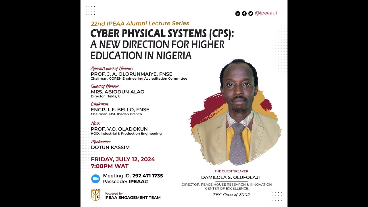 CYBER PHYSICAL SYSTEMS (CPS): A New Direction for Higher Education in Nigeria