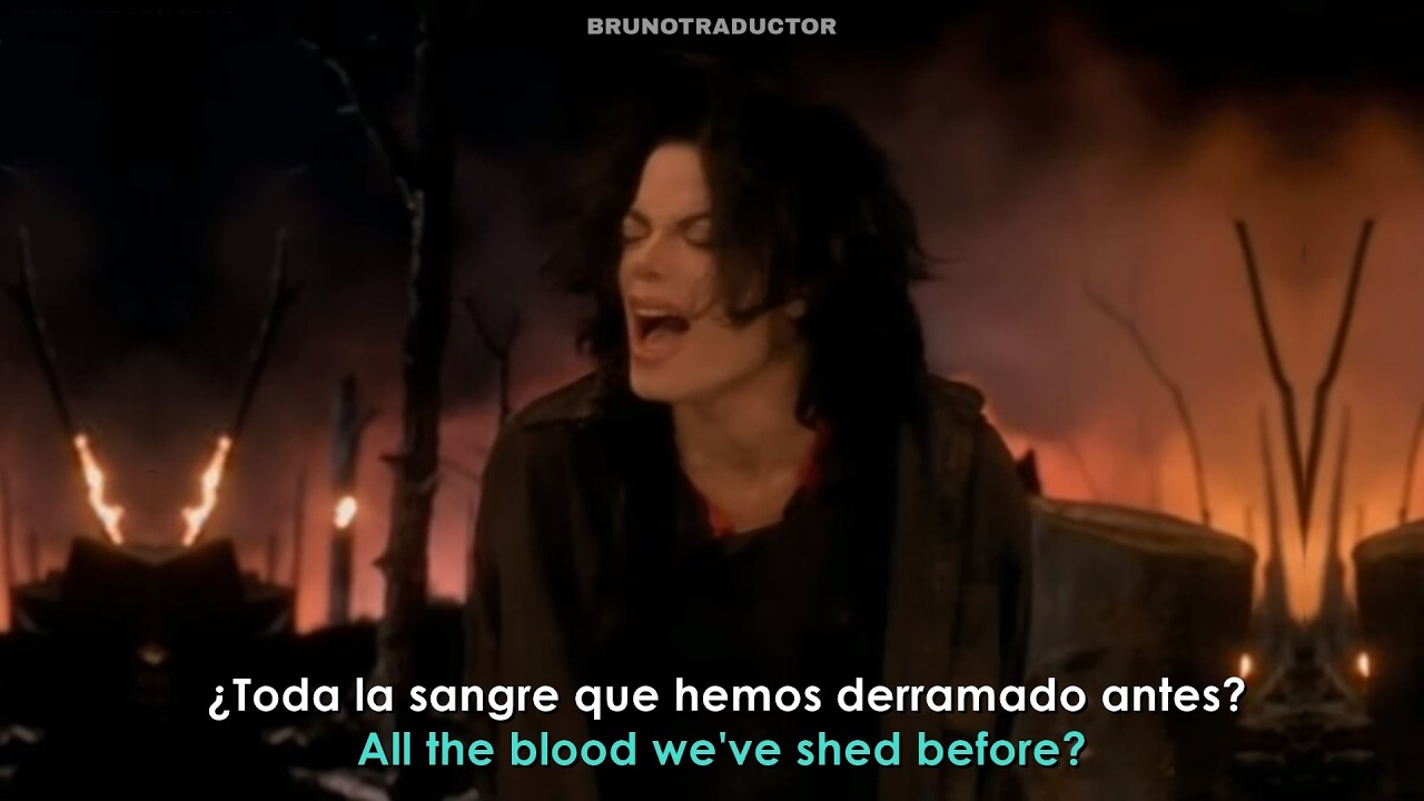 Michael Jackson - Earth Song // Lyrics + Espa&ntilde;ol // Video Oficial