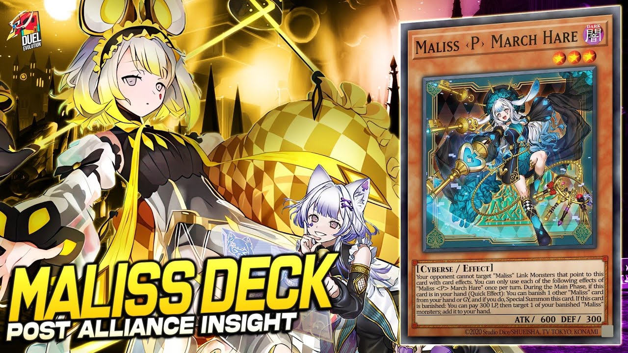 Deck  Maliss Post Alliance Insight| EDOPRO| Replays 🎮 + Decklist ✔️