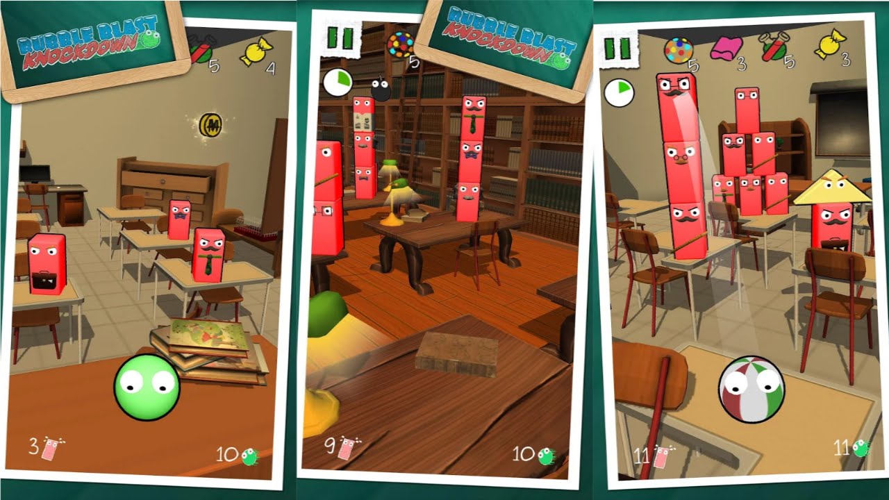 Bubble Blast Knockdown Android IOS Gameplay