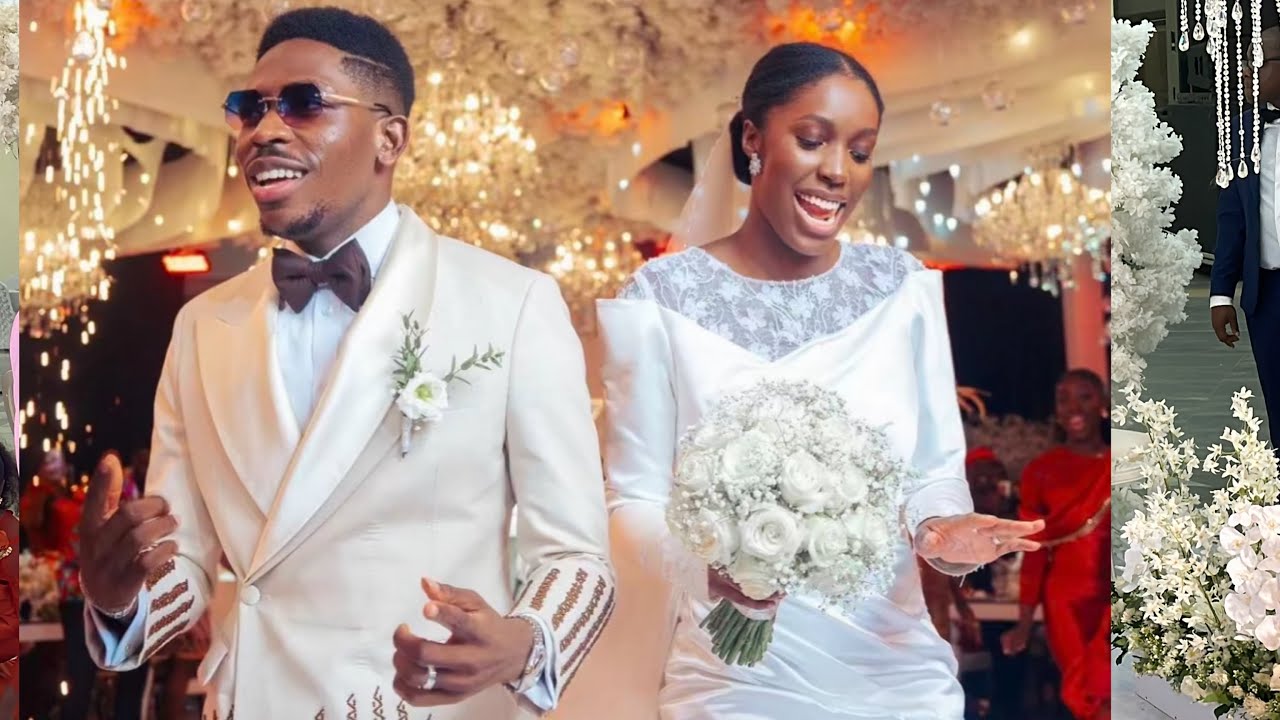 Moses Bliss & Marie Wiseborn jumps to the dance floor after their plush wedding in Ghana🇳🇬🇬🇭