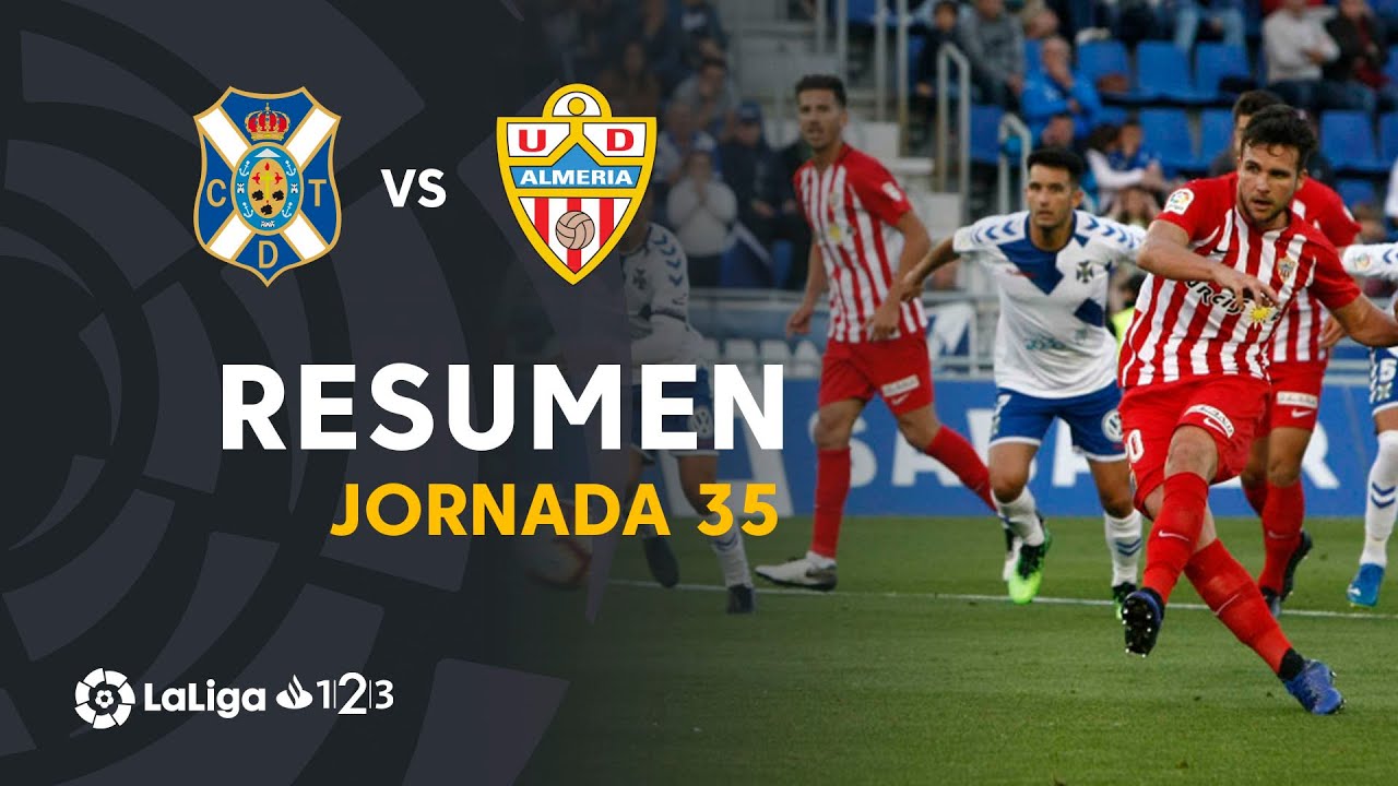 Resumen de CD Tenerife vs UD Almería (1-3)