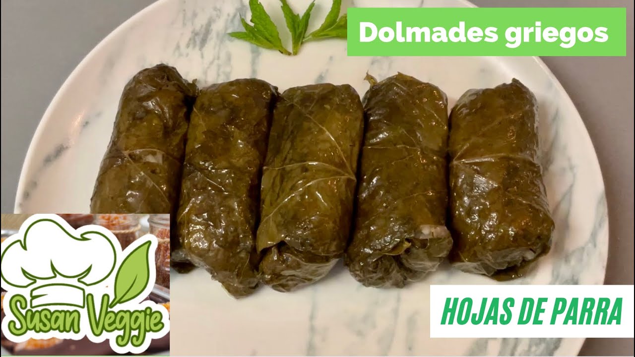 Dolmades-Hojas de parra rellenas
