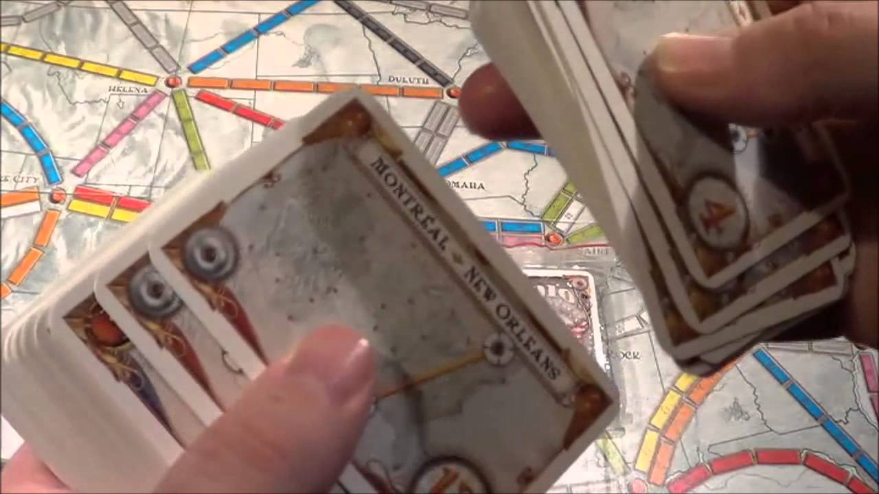 A Quick Look At.... Ticket To Ride plus 1910 USA Expansion