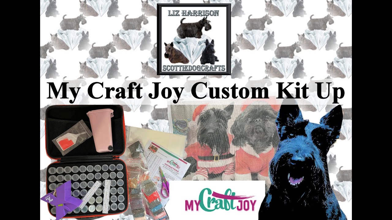 Diamond Painting | Kitting Up | Custom Painting | #mycraftjoy | Cute Milly & Lottie