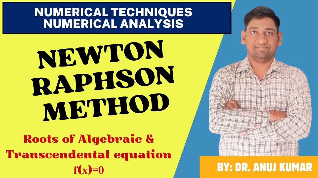 NEWTON RAPHSON METHOD | ROOT BY NEWTON RAPHSON METHOD | EXAMPLE & SOLUTION | NUMERICAL METHODS