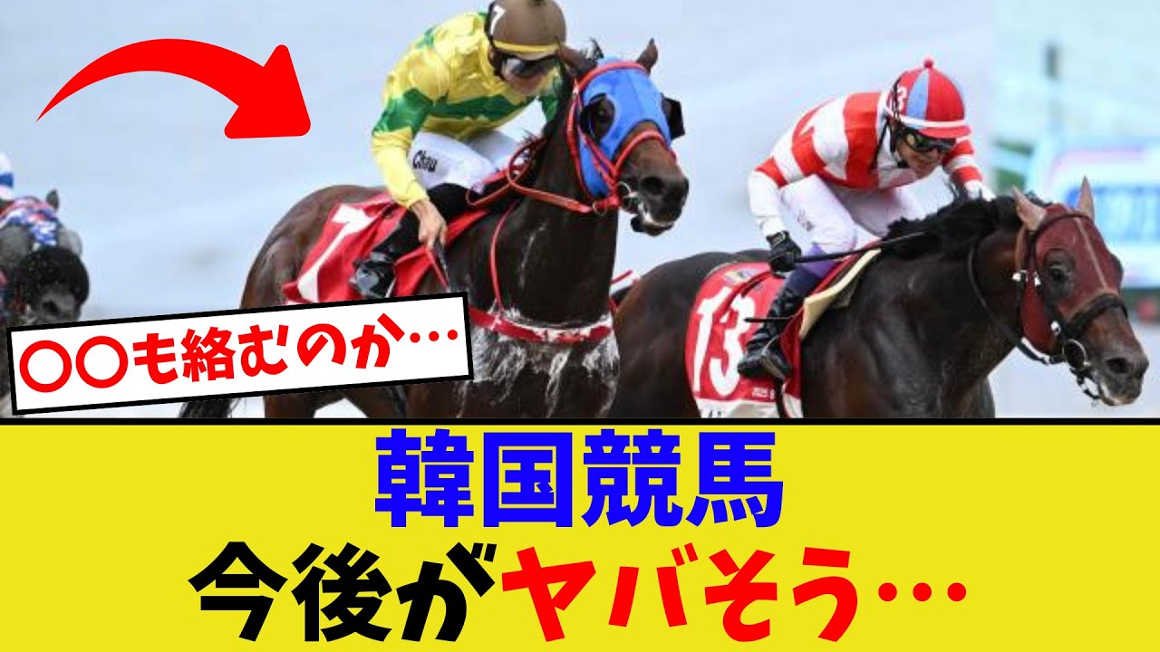 韓国競馬がヤバそう…【競馬反応集】