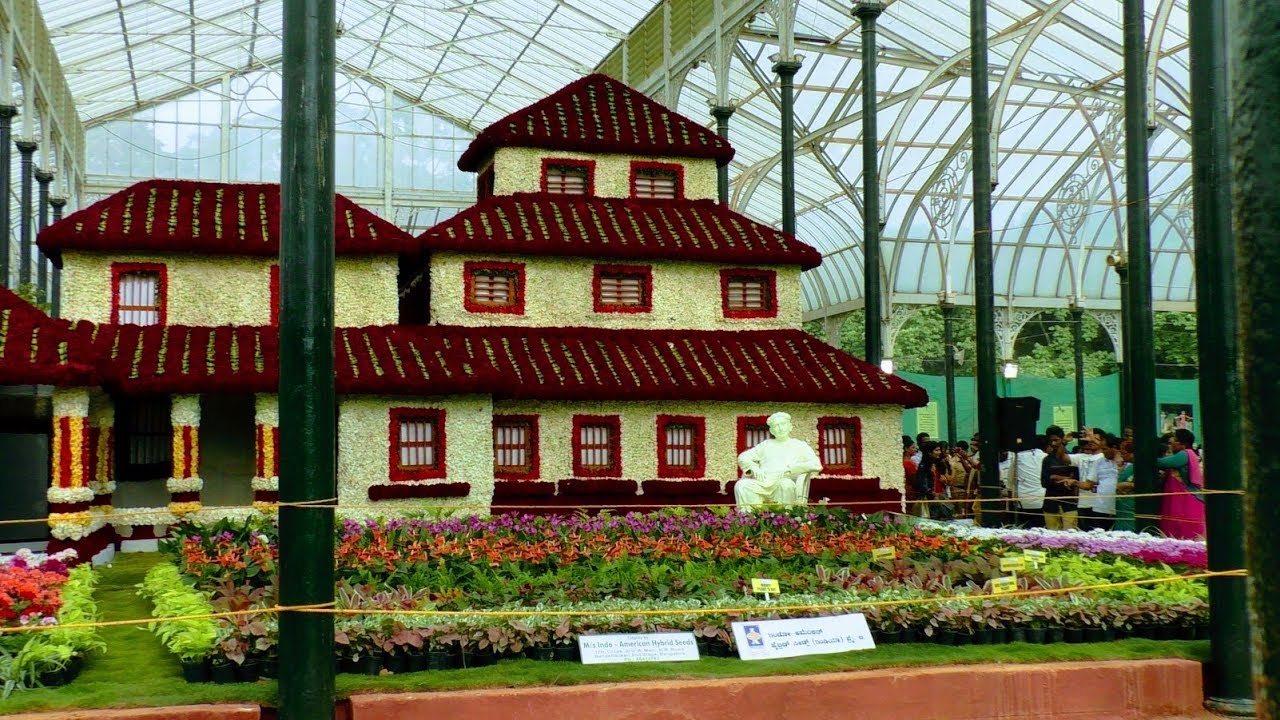 Bangalore Lal Bagh Independence Day Flower Show 2017 ( H D )