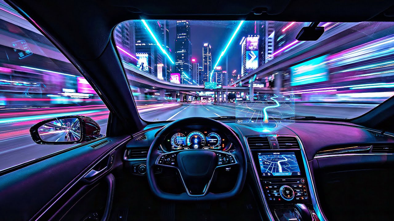 NIGHT HIGHWAY – 1 Hour Cyberpunk Drive for Deep Coding & Focus