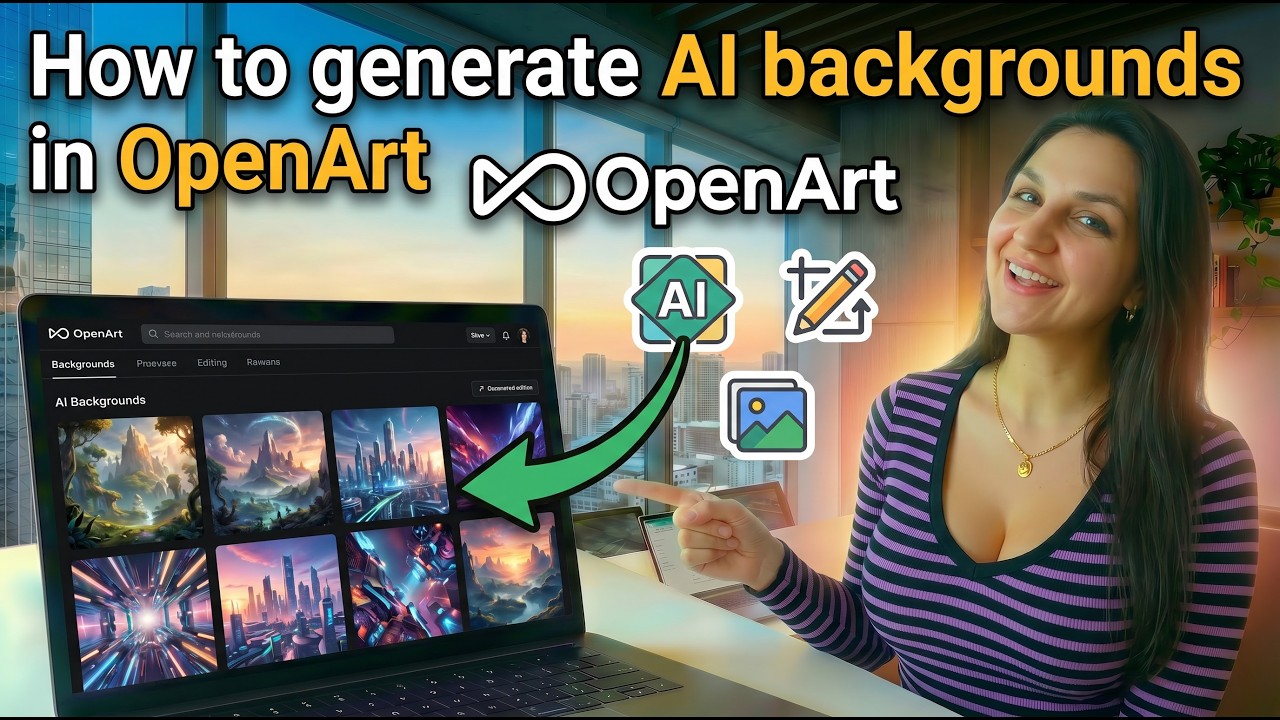 Как создавать фоны с использованием ИИ в OpenArt