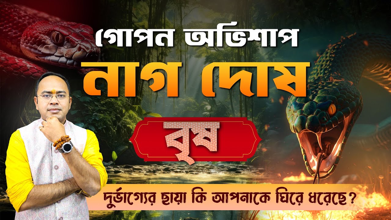 বৃষ রাশিতে নাগ দোষের ভয়ংকর সংকেত 🐍 | Naga Dosha Effect on Brisha (Taurus) Rashi | Santanu Dey