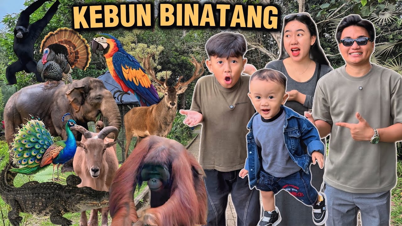 VLOG MAIN KE KEBUN BINATANG LEMBAH HIJAU !! ADA GAJAH & BUAYA DAN LAIN LAIN😱Yogafamilly