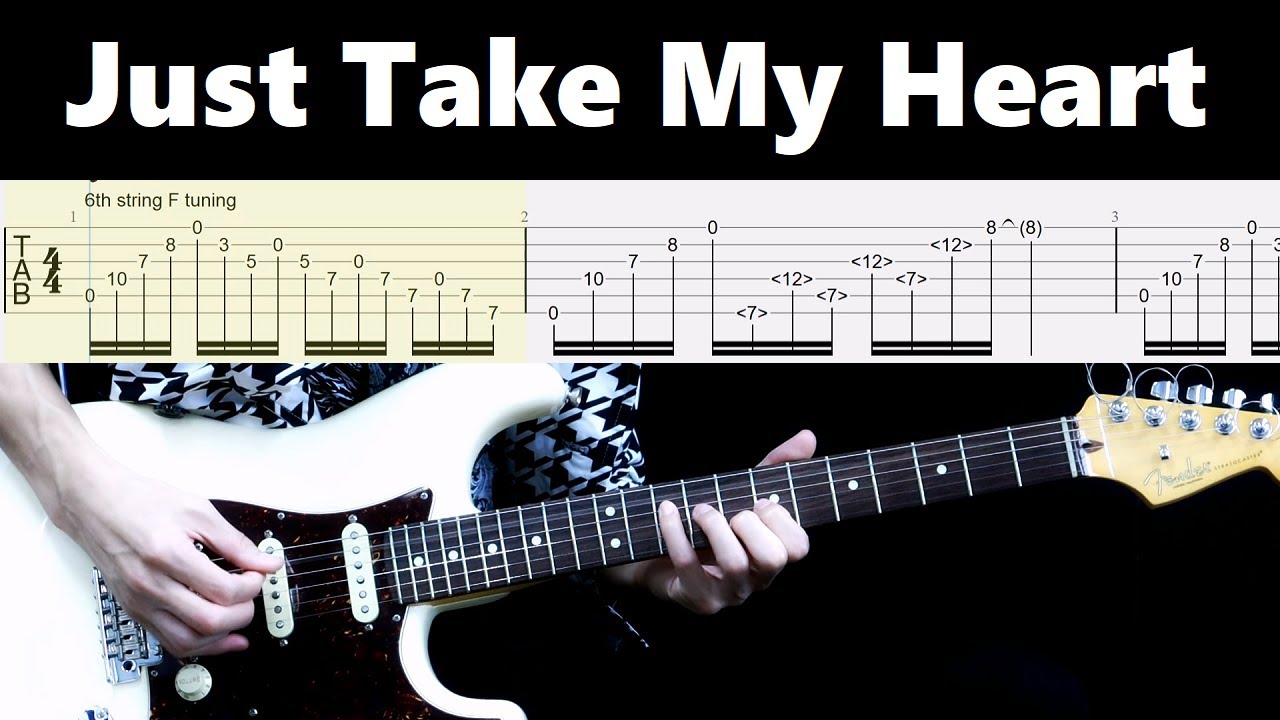 Mr.Big - Just Take My Heart / guitar cover tab tutorial