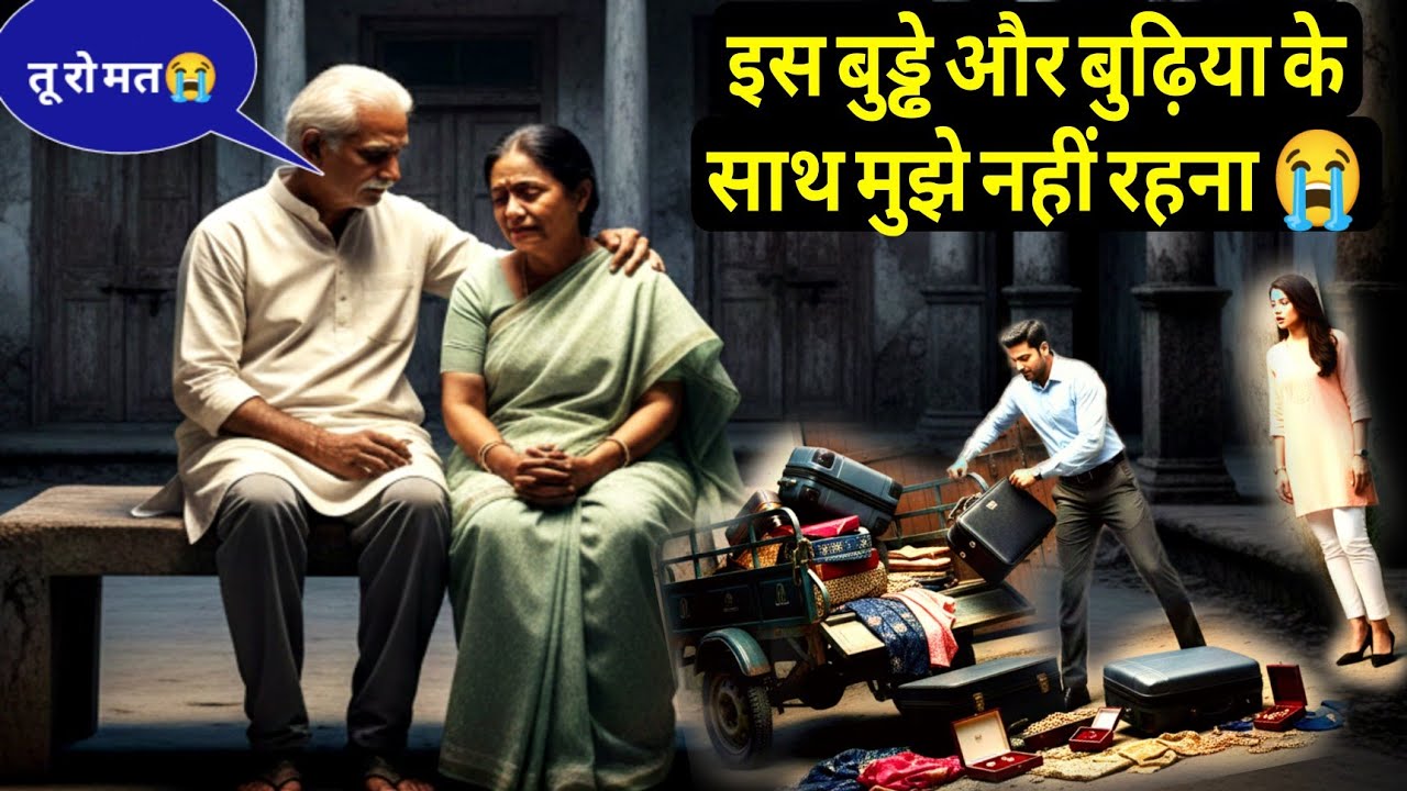 बुजुर्ग सास ससुर को धर्मशाला में छोड़ आई बहू, फिर बेटे ने जो किया आपको रूला देगा। Heart Touching