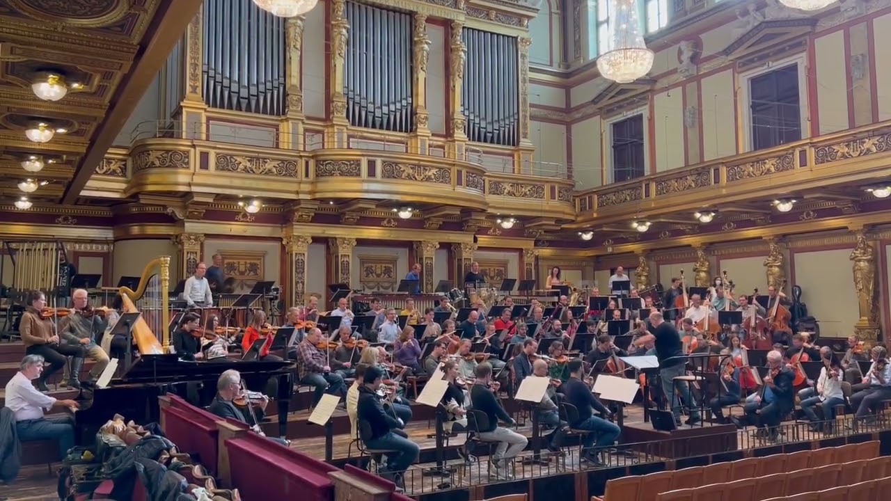 Vienna Symphony Orchestra Rehearse Frank Wildhorn's 'Danube Symphony'