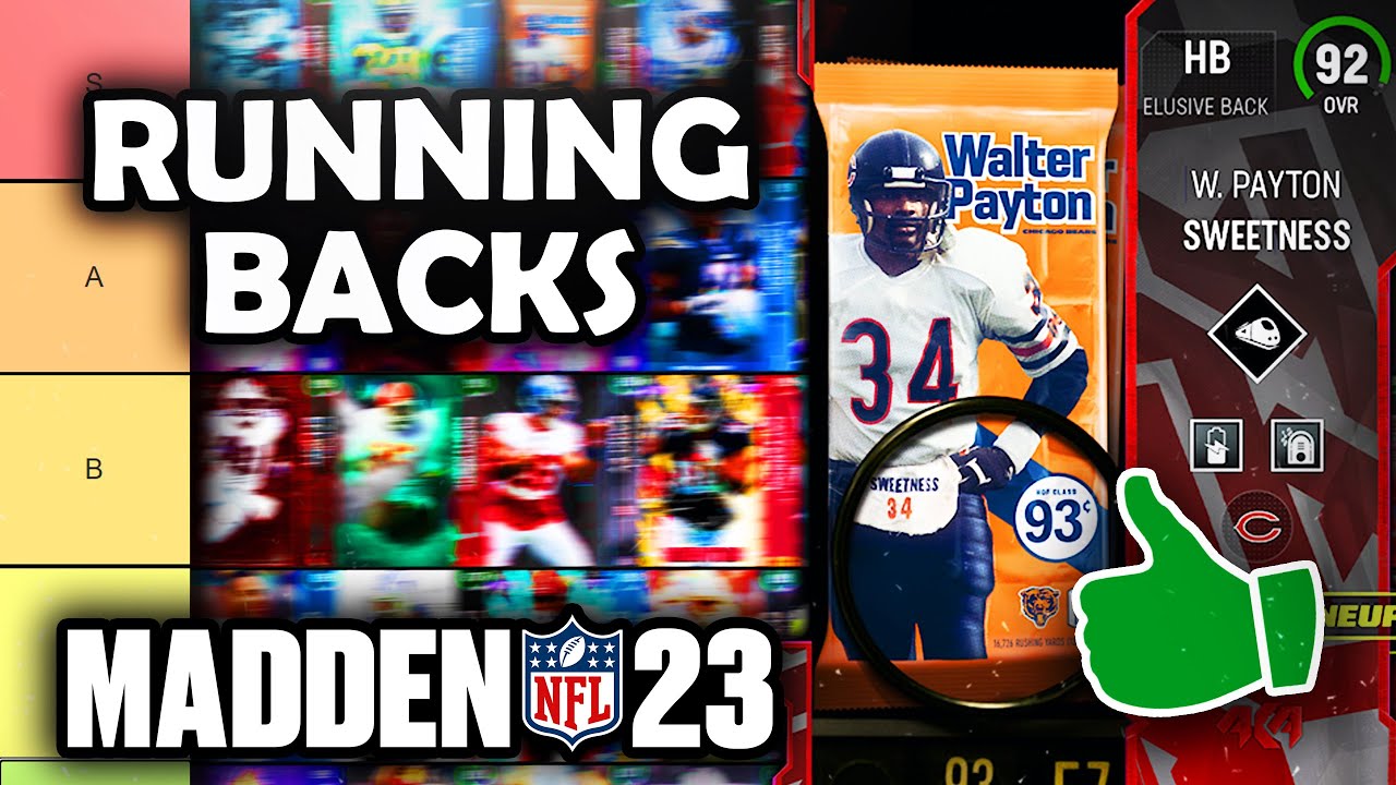 RANKING the BEST Running Backs in Madden 23 Ultimate Team (Tier List)