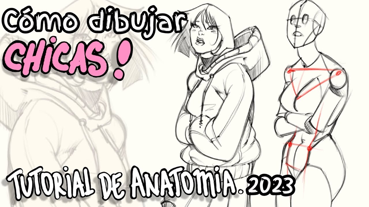 🎨 cómo dibujar chicas / Anatomía femenina / Mis mejores tutoriales del 2023 / 🧠 JORGE ARTBY