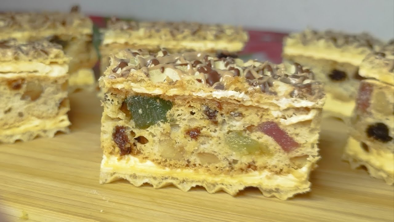 Prăjitura cu foi de napolitana!/ Prajitura Mozaic!/Prăjitura Rumba