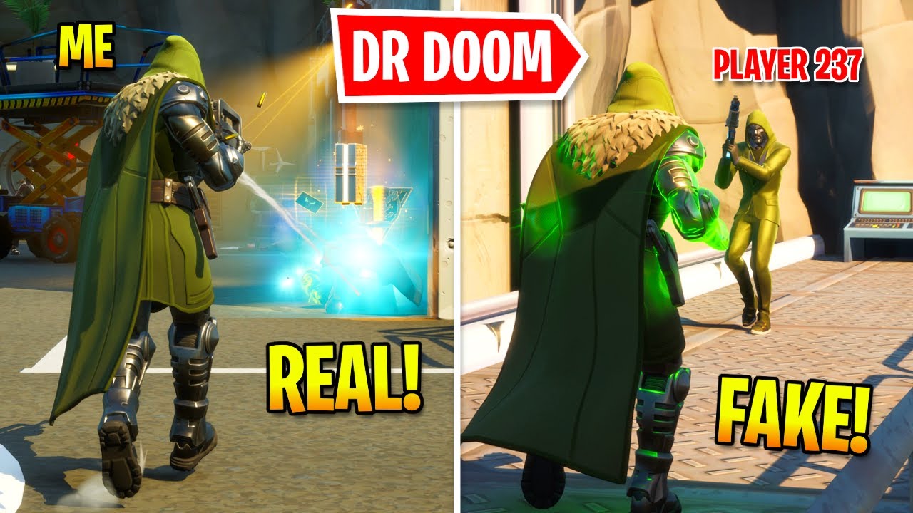 I Pretended To Be BOSS Dr Doom In Fortnite