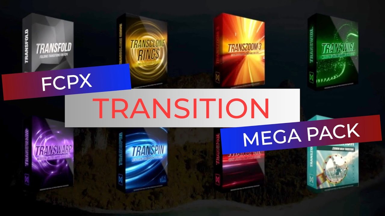 FCPX TRANSITION MEGA PACK | 8-in-1 Transition Mega Bundle for FCPX
