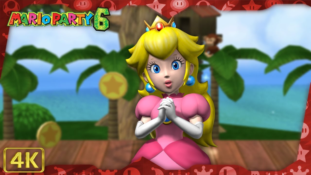 Mario Party 6 ⁴ᴷ All Boards (Peach gameplay)