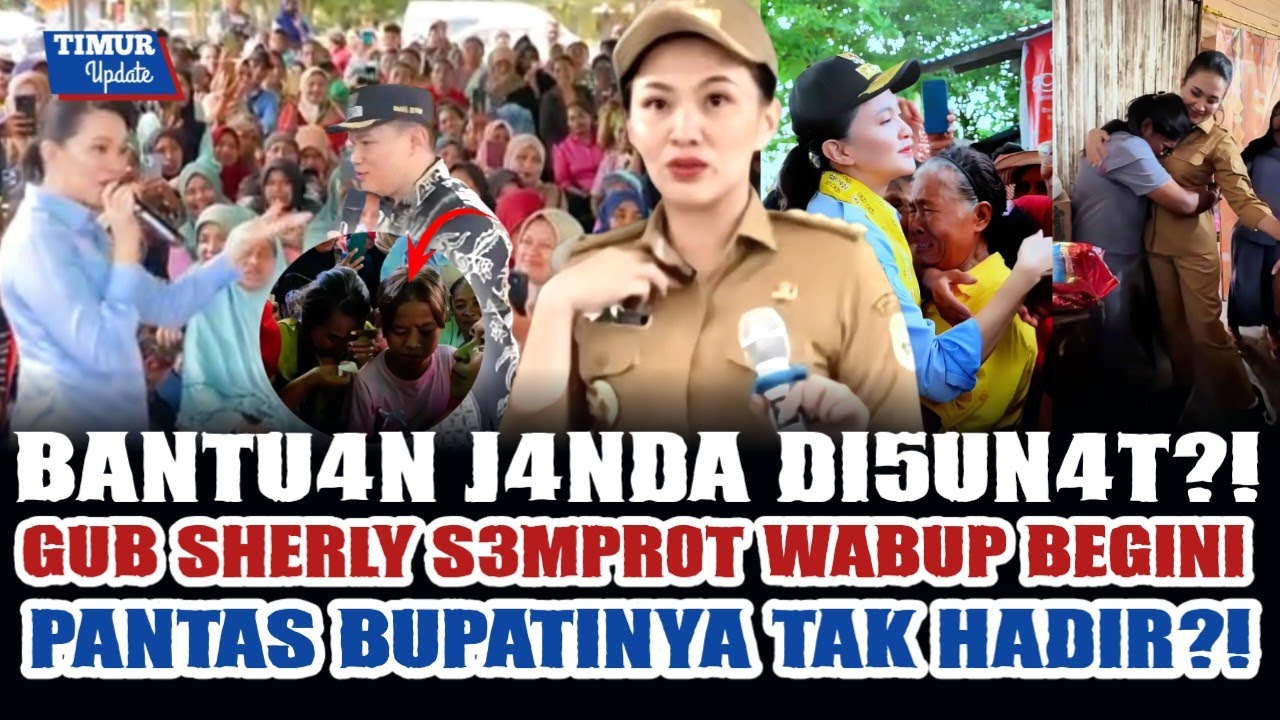 PANTAS BUPATI TAK HADIR? MOMEN MAK2 NGADU KE GUB SHERLY, BANTUAN UNTUK MEREKA DIMAINKAN BEGINI?
