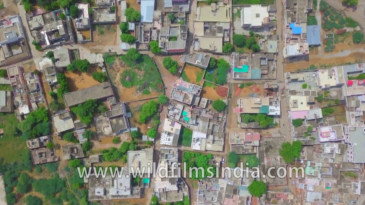 Churu town in Rajasthan: buildings have a lot of colour, like Jodhpur
