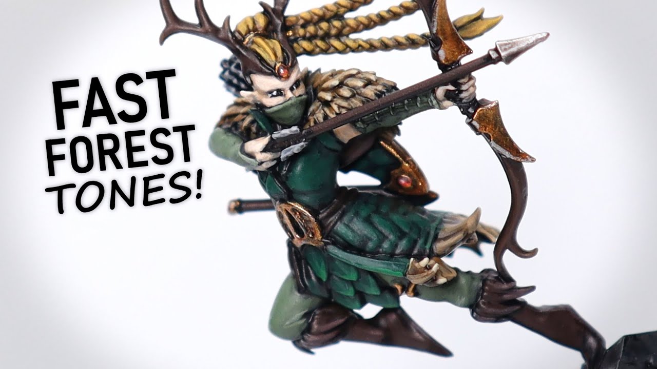 Painting Wood Elves (Quick Natural Earth Tones!)