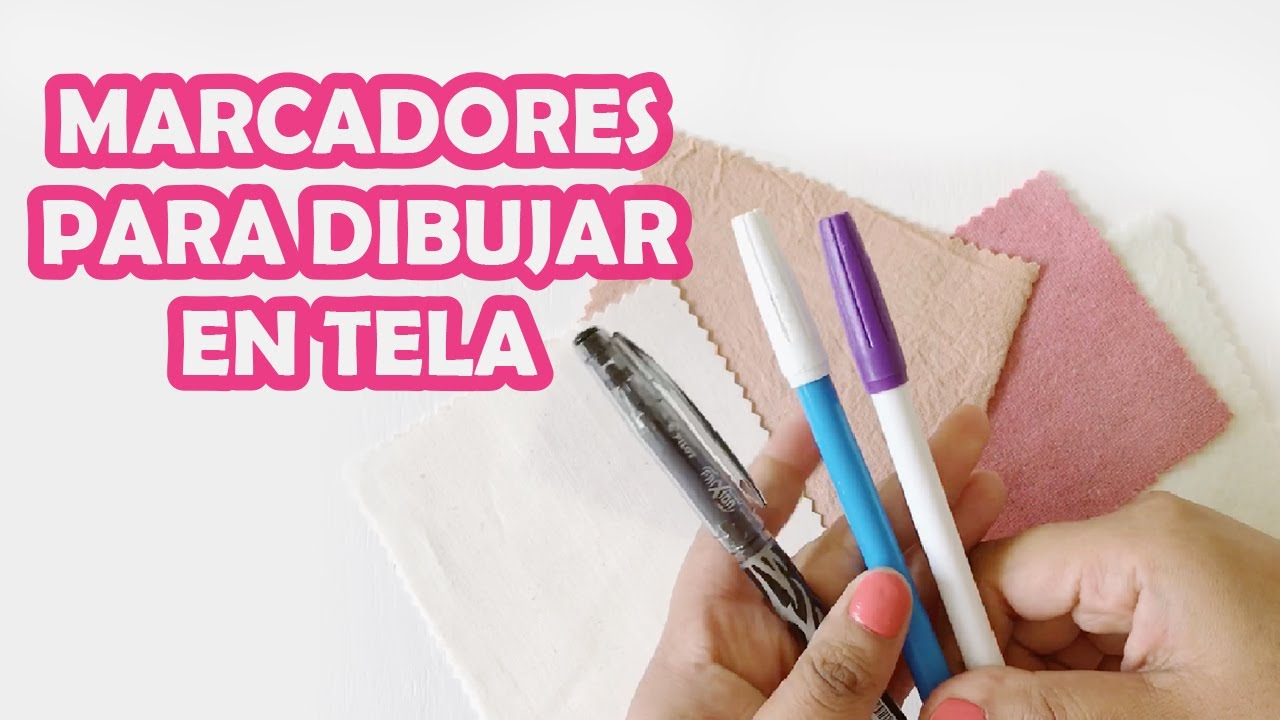 El mejor marcador para dibujar en tela para bordar / Chio Blanche