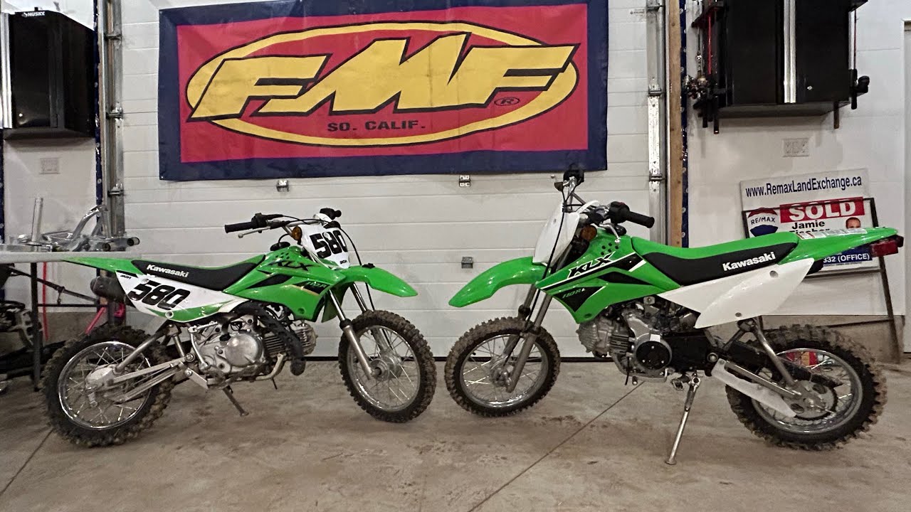 Klx 110R против Klx 110RL. Сцепление или нет…