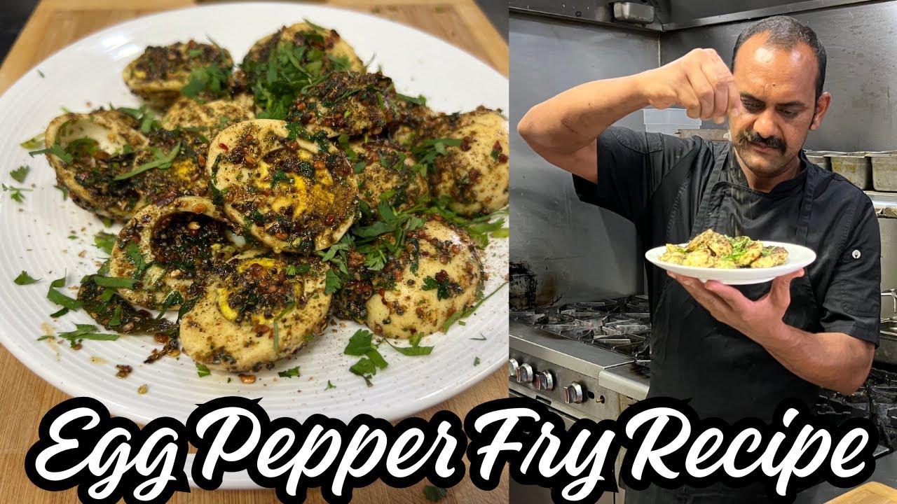 Egg Pepper Fry Recipe | अंडा फ्राई रेसिपी | Masala Egg Fry | Pepper Eggs Masla | Egg Roast Recipe