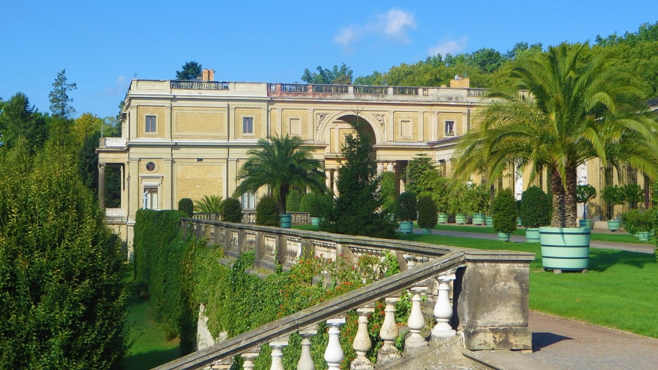 Potsdam, Germany - The Orangery Palace in Sansoucci Park