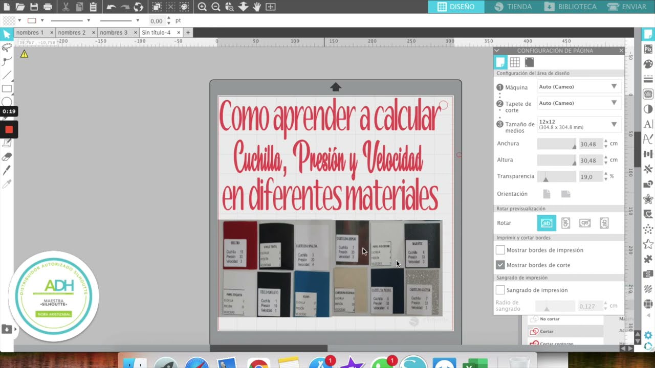 Cómo aprender a calcular Corte CUCHILLA, PRESIÓN, VELOCIDAD en diferentes Materiales
