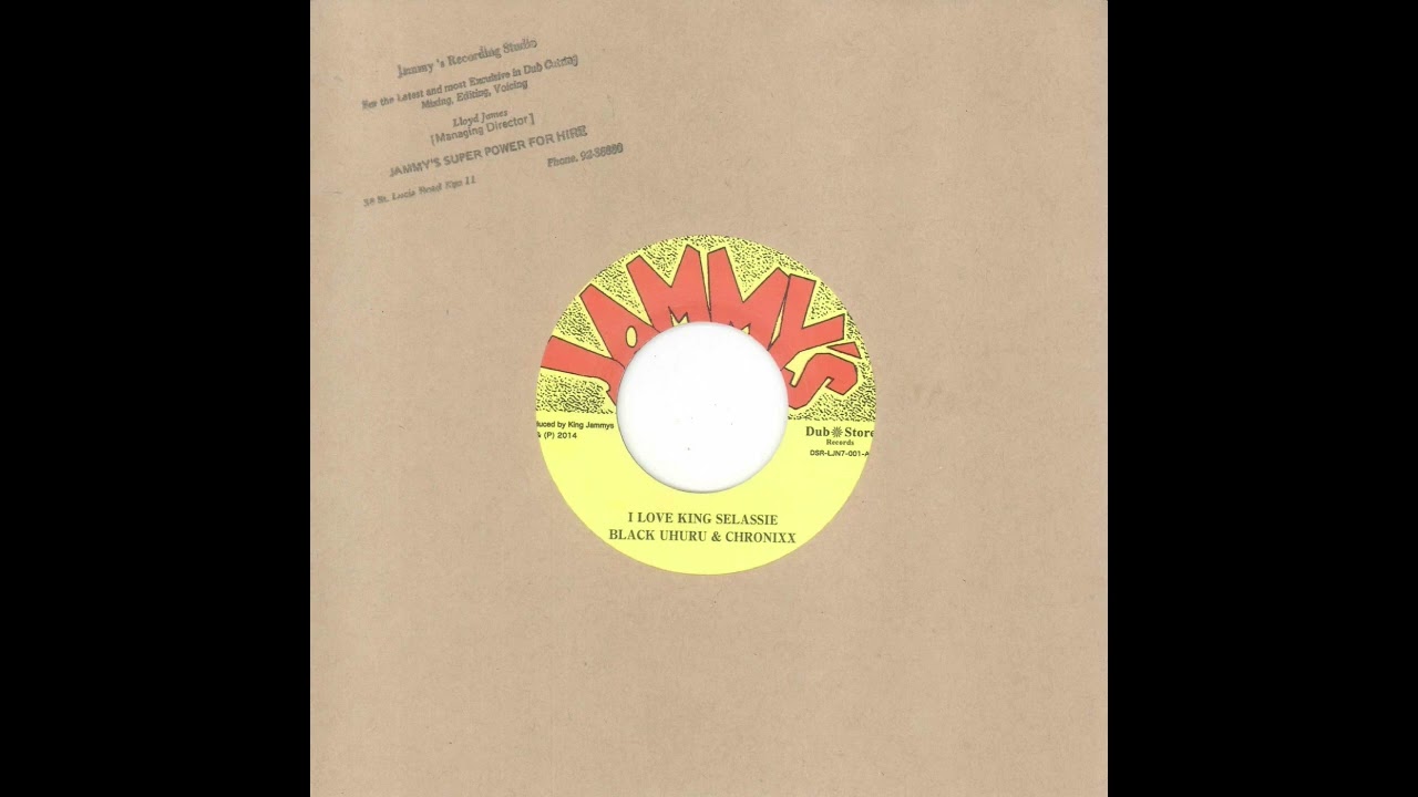 Black Uhuru   I Love King Selassie Dub 7inch 2015