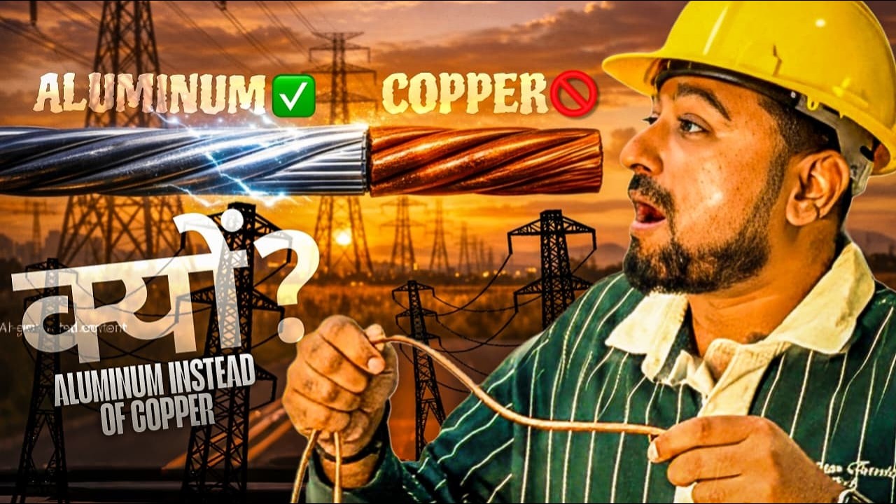 Why Power Lines Use Aluminum, Not Copper? | Electrical Power Line | Electrical in Hindi