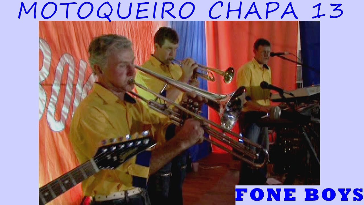 MOTOQUEIRO CHAPA 13-FONE BOYS