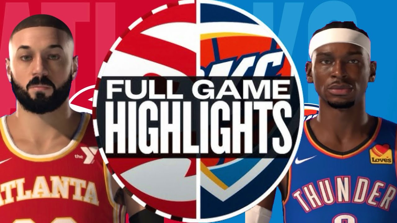 NBA 2K HAWKS at THUNDER | FULL GAME HIGHLIGHTS | October 27th