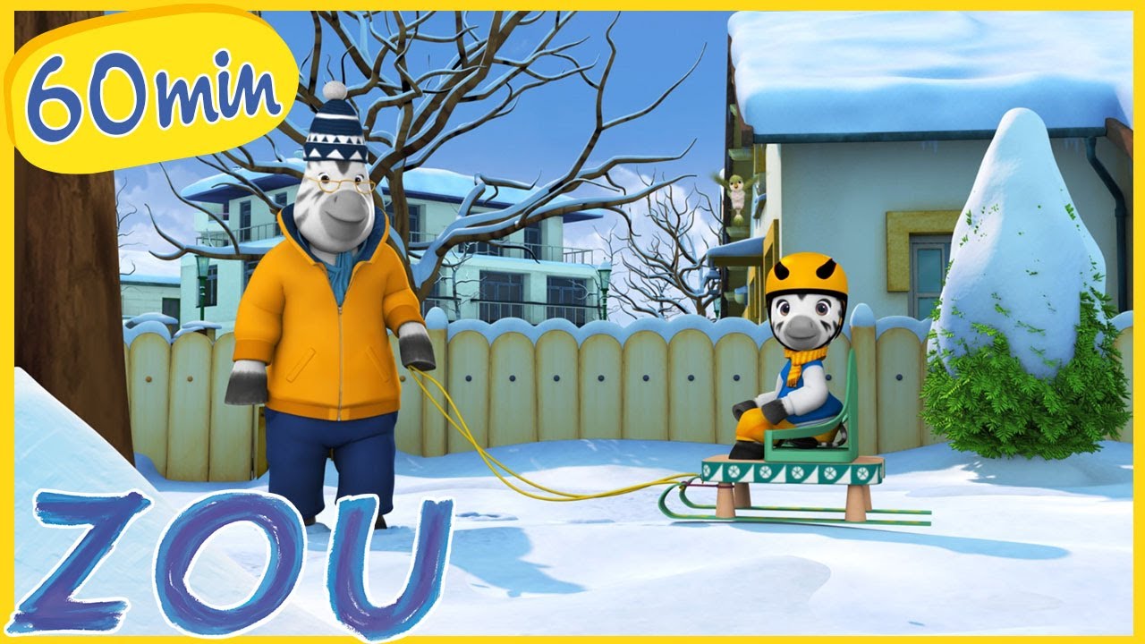 Zou Nieuwe Compilatie 🦓 De Slee van Zou 🛷 kinderen cartoon