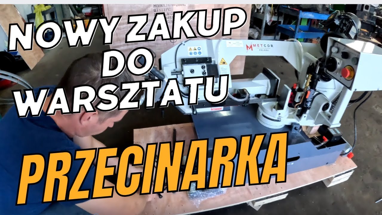 Zakup przecinarki TAŚMOWEJ METCOR BS260G.