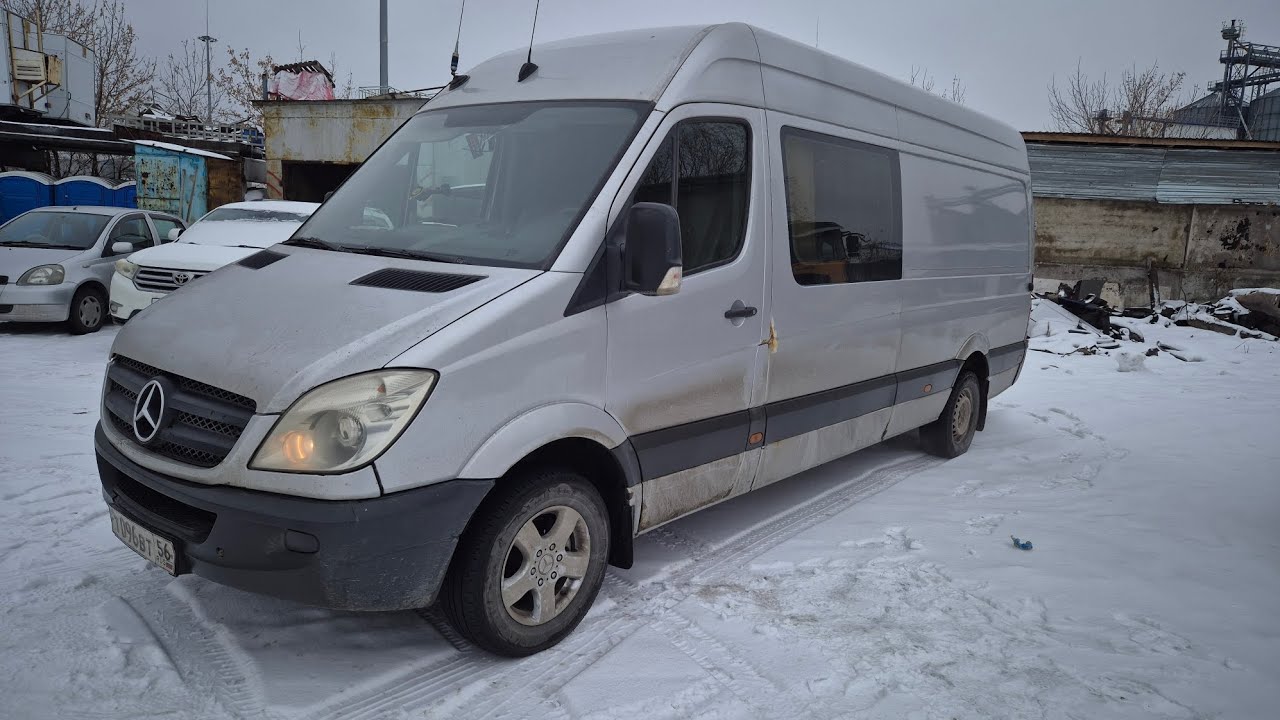Swapping an engine with a 3uz-fe 5AT automatic transmission into a Mercedes-Benz Sprinter.