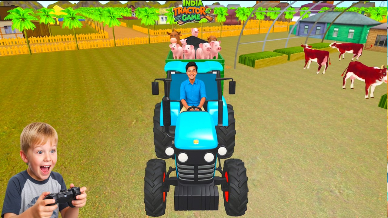 MY NEW TRACTOR! 💙 Farming Adventure with Cute Animals! | Xtreme Hyper