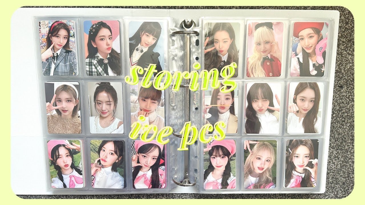 ✰ SORTING IVE PHOTOCARDS ✰ completing ot6 sets and lots of non-album liz !!