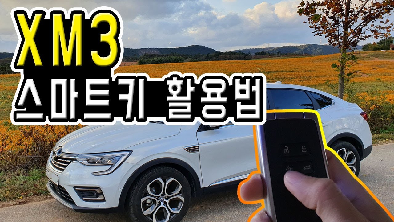 XM3 배터리방전시 문여는 방법/스마트키 배터리교체/스마트키 활용법TIP