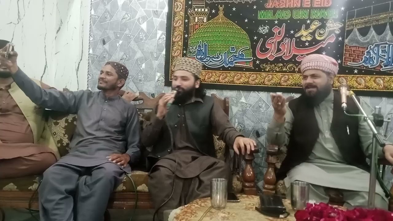 Pir Syed Noman Asif Zahori with Sahabzadah M Nawaz Qasim MSc Gold Medalist Chishti Hajwairi Ajmairi 