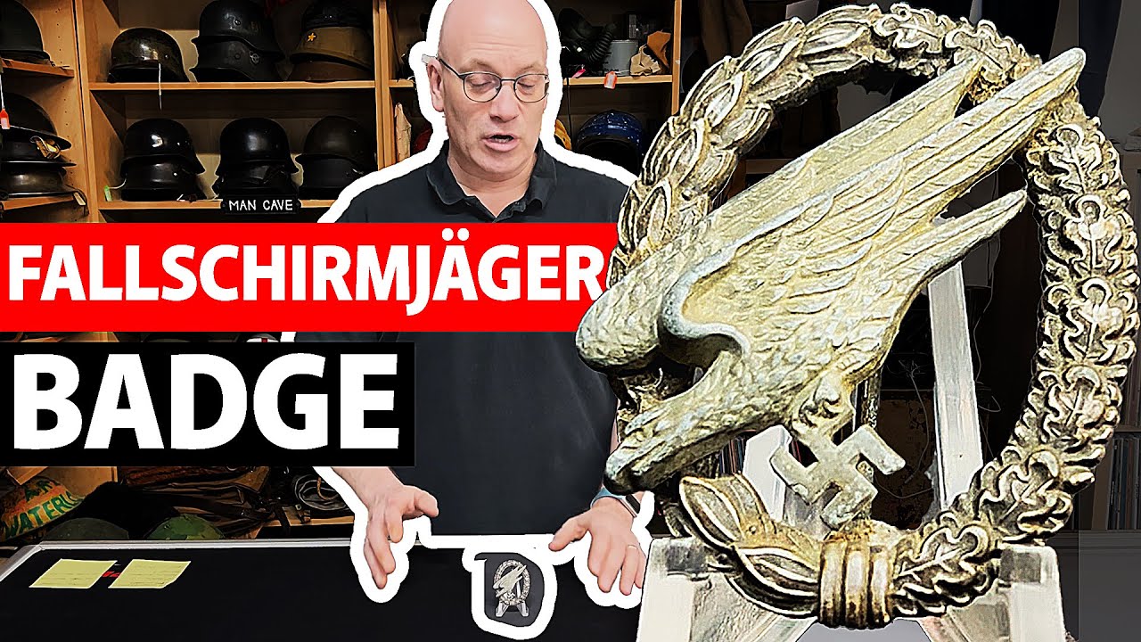 Rare Fallschirmjäger Badge With Feldpost Number Found in Museum – Real or Reproduction?