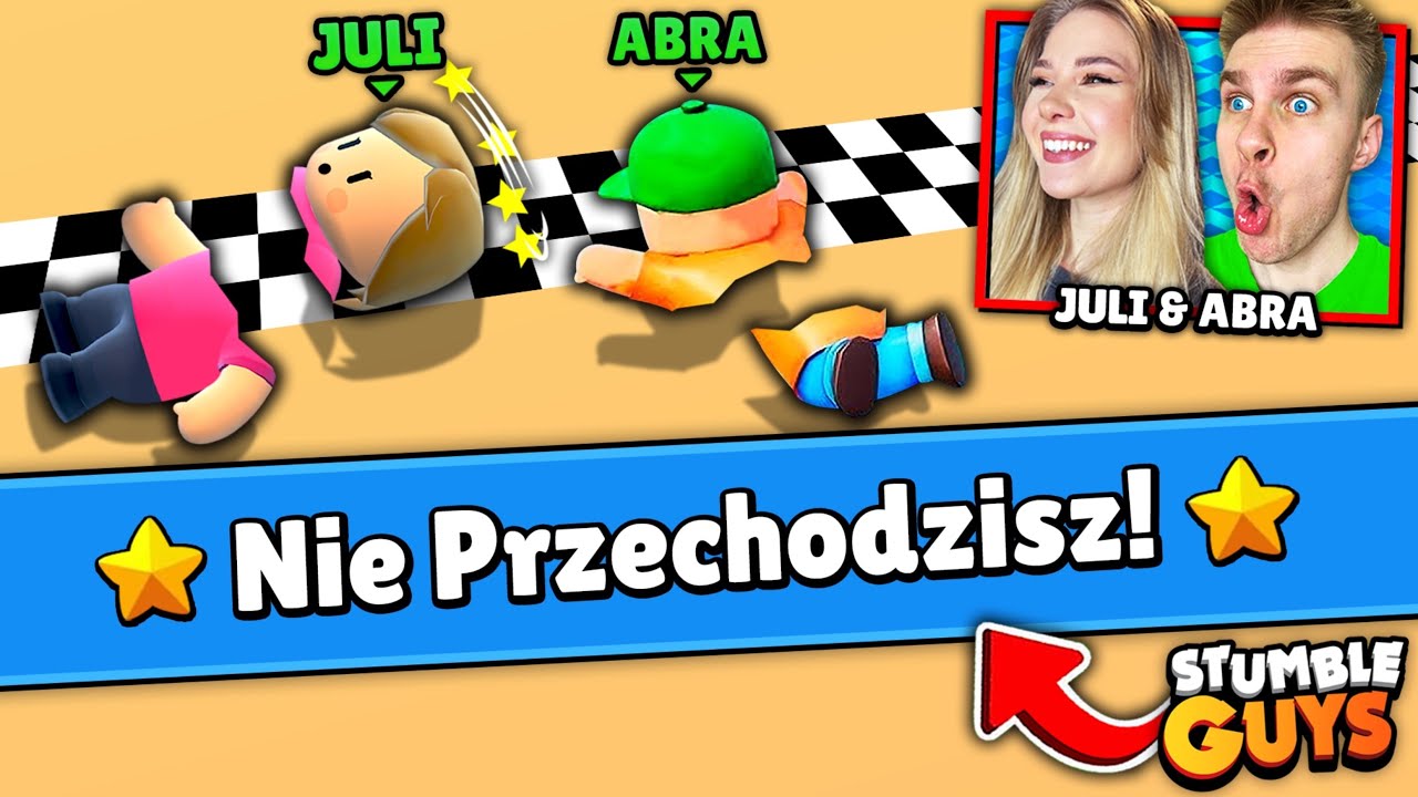 WYGRAJ GRĘ… ale *NIE MOŻESZ* PRZEJŚĆ PRZEZ METĘ CHALLENGE (z DZIEWCZYNĄ) 🏆 w Stumble Guys! 😱