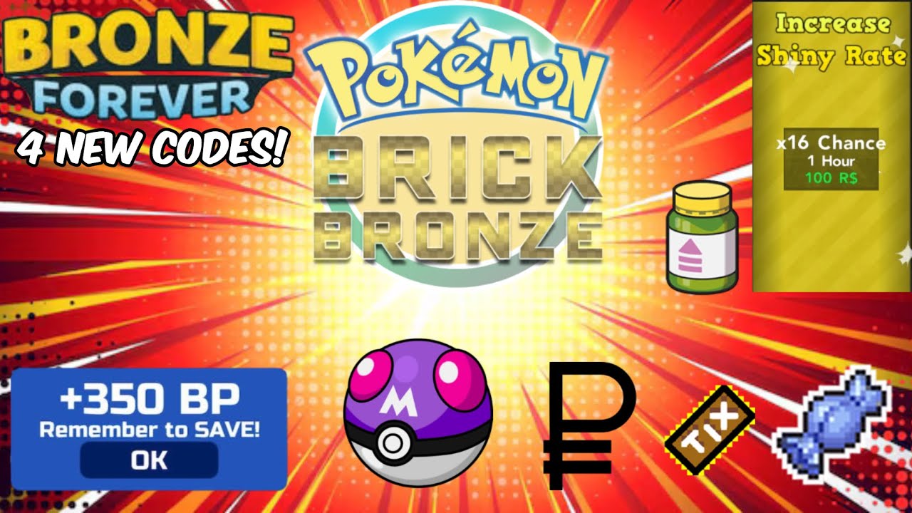 PBF UPDATED WITH 4 NEW CODES! | Pok&eacute;mon Brick Bronze Forever