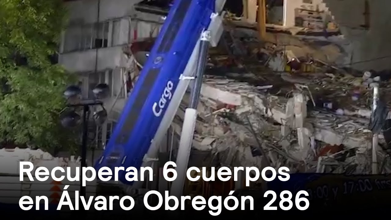 Rescatan 6 cuerpos en Álvaro Obregón 286 - Sismo - En Punto con Denise Maerker