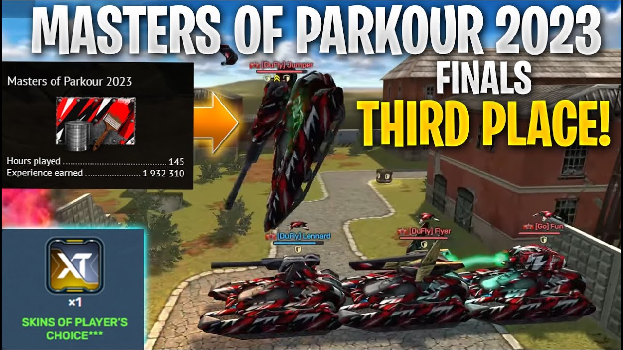 Tanki Online - MASTERS OF PARKOUR 2023 FINALS THIRD PLACE!! [Best of the Finals]