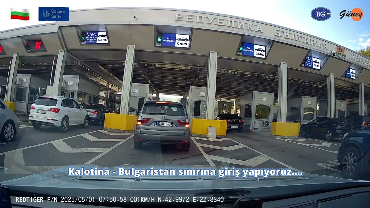 İzin Yolu 2025 Nürnberg - Gaziantep arası Bulgaristan Etabı